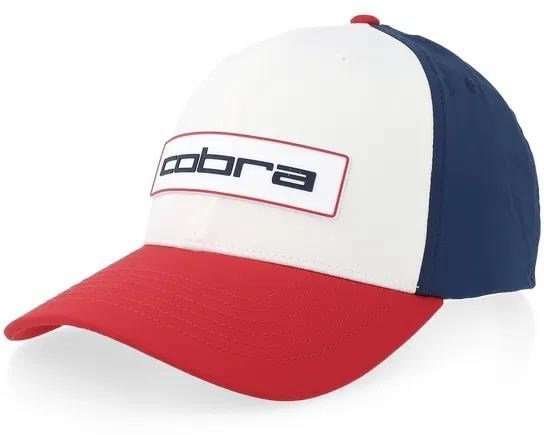 Cobra Tour Tech gorra de hombre, rojo/blanco/marino