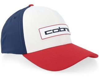 Cobra Tour Tech gorra de hombre, rojo/blanco/marino