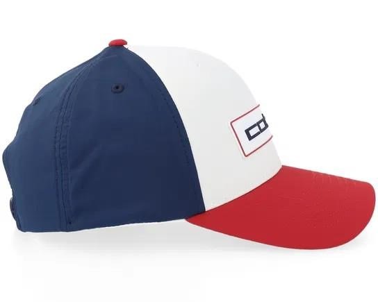 Cobra Tour Tech gorra de hombre, rojo/blanco/marino