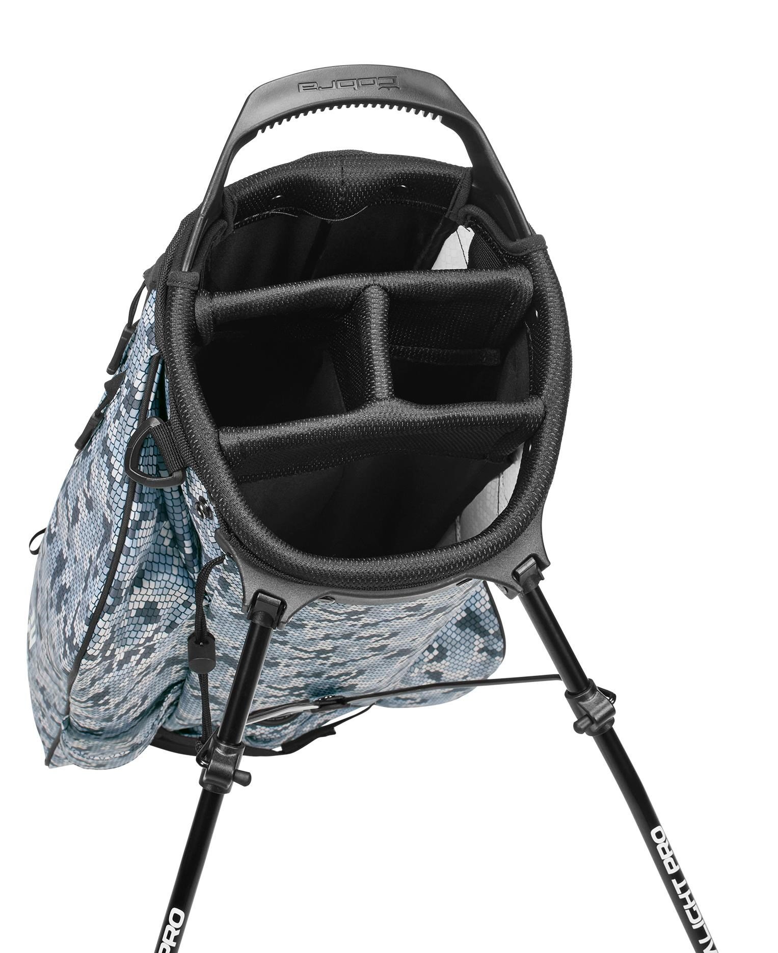 Cobra Ultralight Pro stand bag, winter snake camo