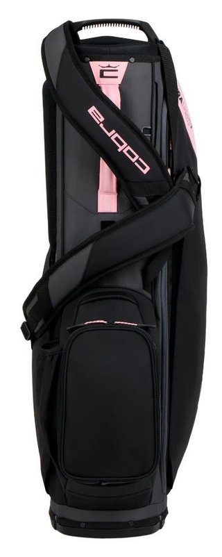 Cobra Ultralight 2 stand bag, negro/oro rosa