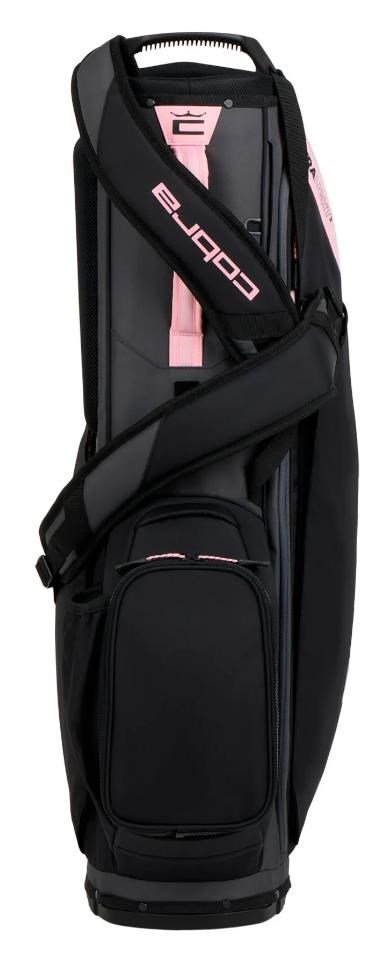 Cobra Ultralight 2 stand bag, negro/oro rosa