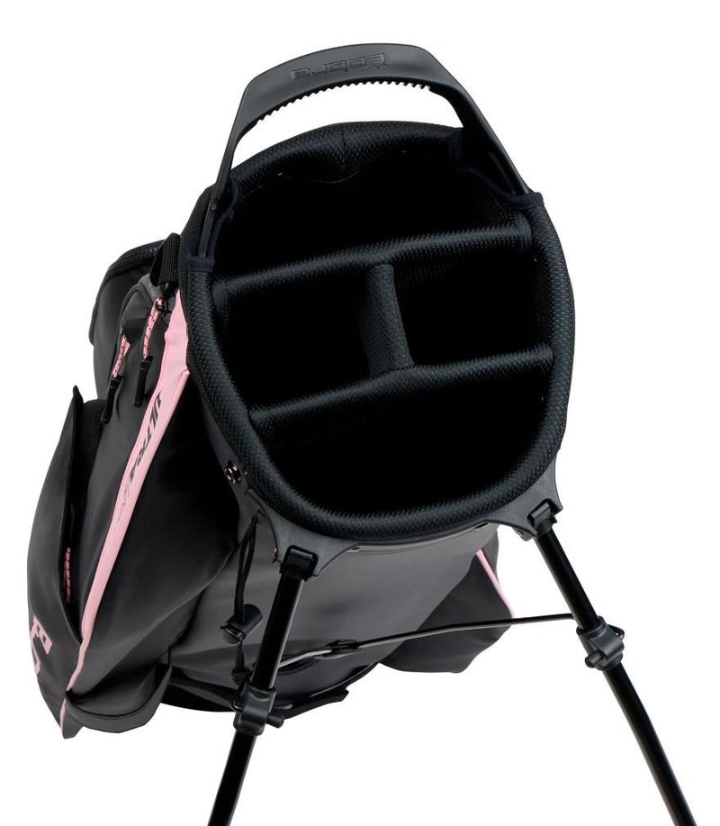 Cobra Ultralight 2 stand bag, negro/oro rosa