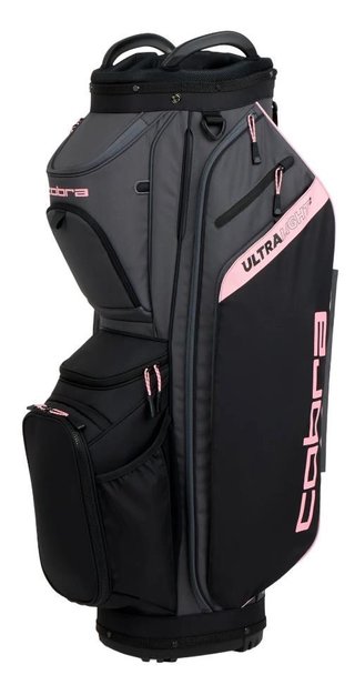Cobra Ultralight 2 cart bag, negro/oro rosa