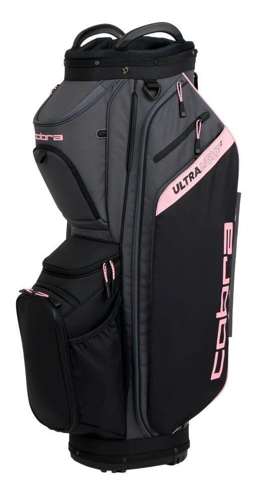 Cobra Ultralight 2 cart bag, negro/oro rosa