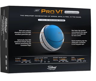 Titleist Pro V1 pelotas de golf 2025 (12 pelotas), Performance Alignment BLACK