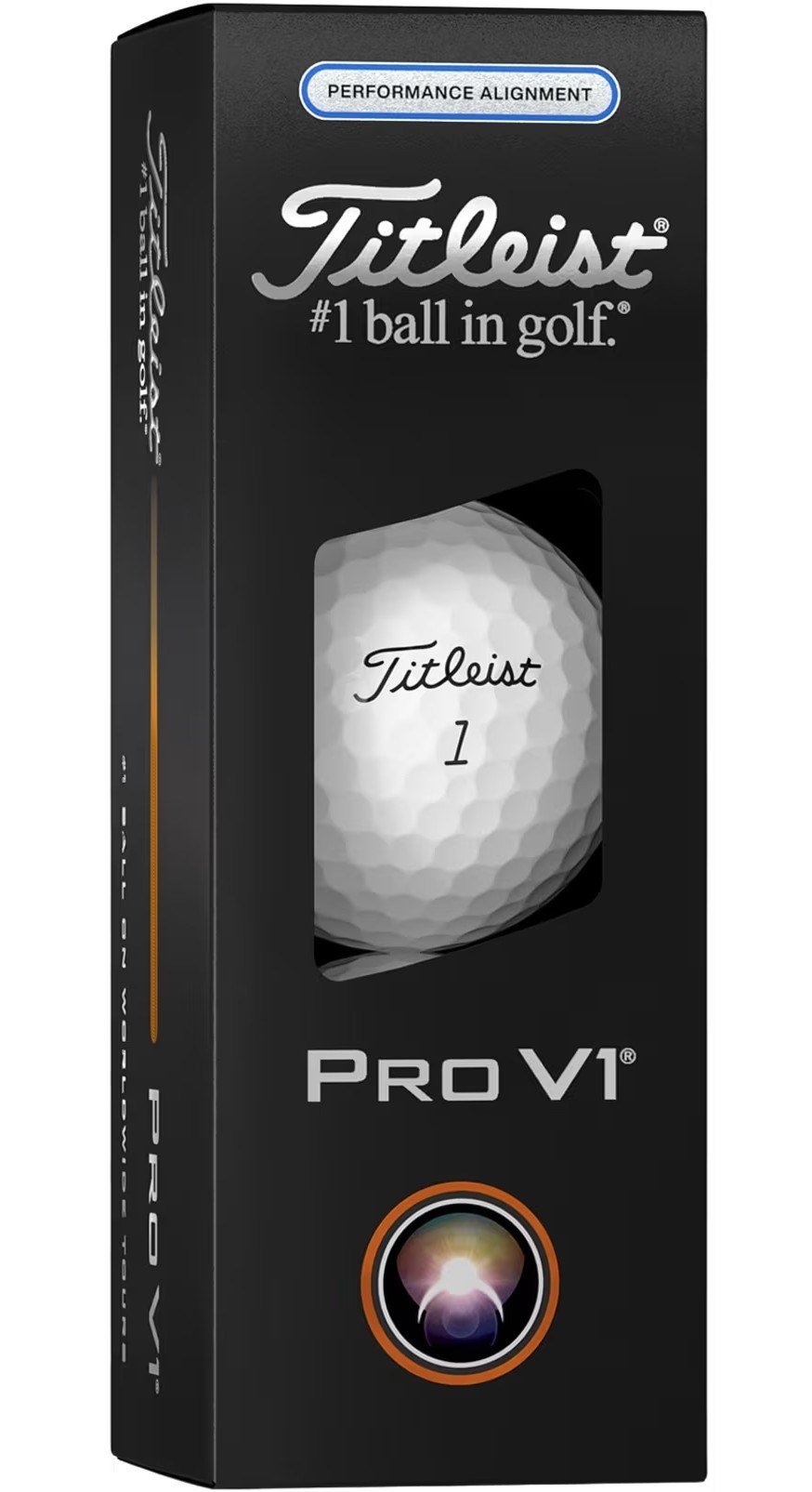 Titleist Pro V1 pelotas de golf 2025 (12 pelotas), Performance Alignment BLUE