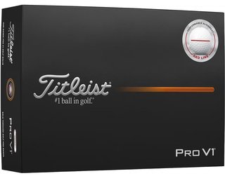 Titleist Pro V1 2025 pelotas de golf, Performance Alignment RED