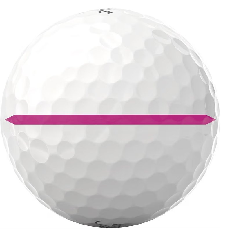 Titleist Pro V1 pelotas de golf 2025 (12 pelotas), Performance Alignment PINK