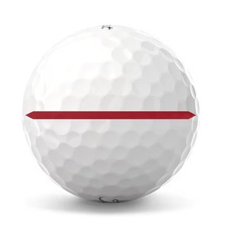 Titleist Pro V1x 2025 pelotas de golf, Performance Alignment RED