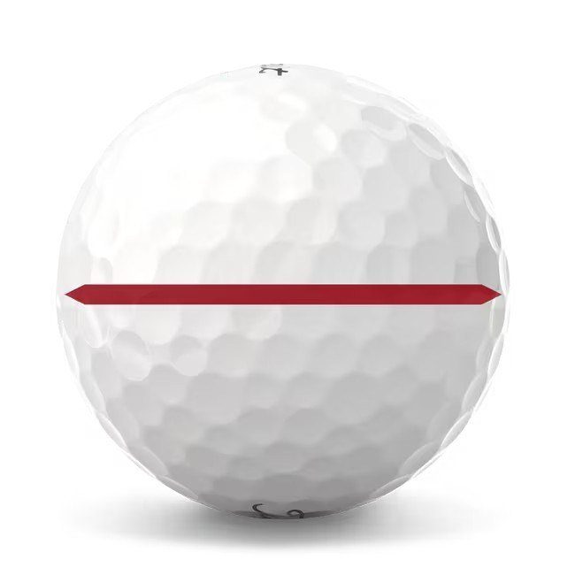 Titleist Pro V1x 2025 pelotas de golf, Performance Alignment RED