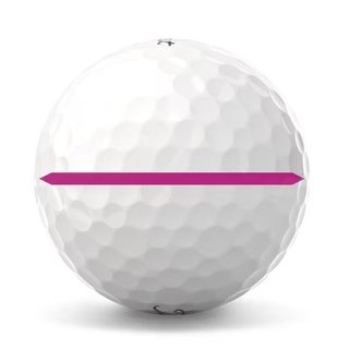 Titleist Pro V1x 2025 pelotas de golf, Performance Alignment PINK