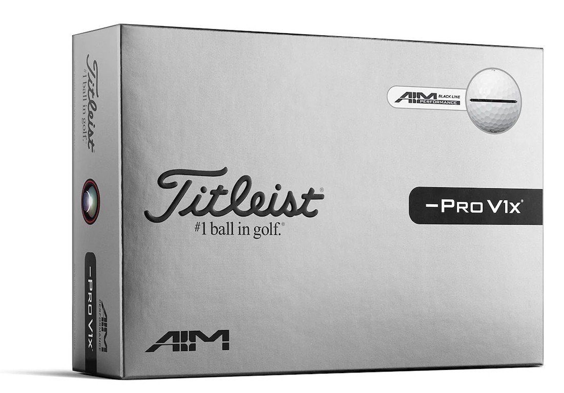 Titleist Pro V1x Left Dash Performance Alignment BLACK pelotas de golf