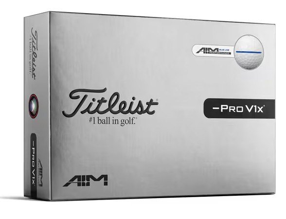 Titleist Pro V1x Left Dash Performance Alignment BLUE pelotas de golf