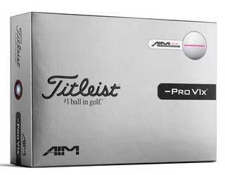 Titleist Pro V1x Left Dash Performance Alignment PINK pelotas de golf