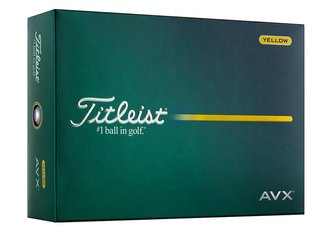 Titleist AVX pelotas de golf, amarillas