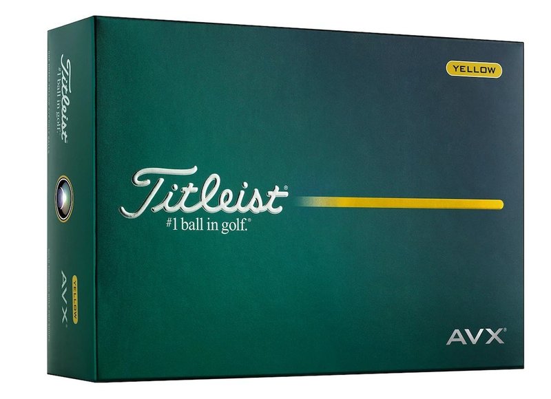 Titleist AVX pelotas de golf, amarillas