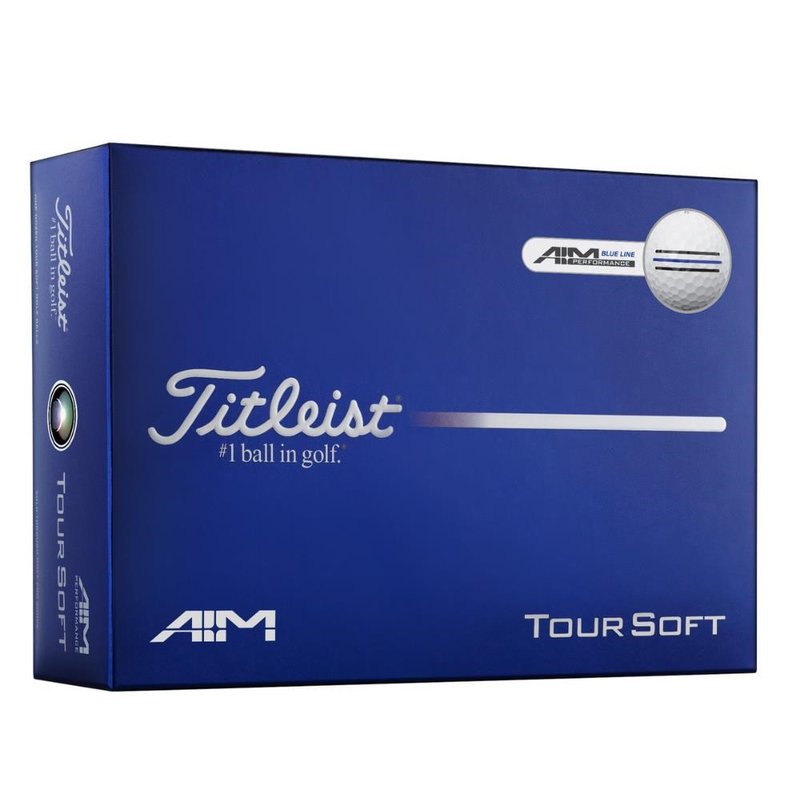 Titleist Tour Soft AIM Blue pelotas de golf, azules