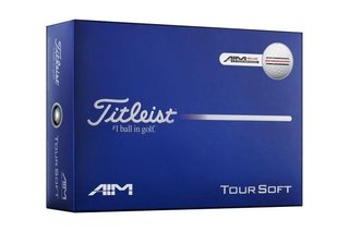 Titleist Tour Soft AIM Red pelotas de golf, rojas