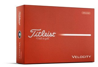 Titleist Velocity pelotas de golf 2026 (12 pelotas), naranja
