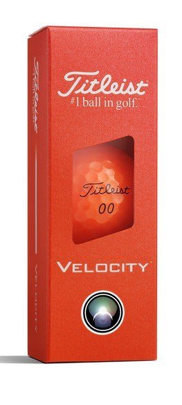 Titleist Velocity pelotas de golf 2026 (12 pelotas), naranja