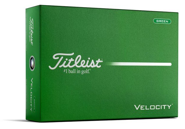 Titleist Velocity pelotas de golf 2026, verdes