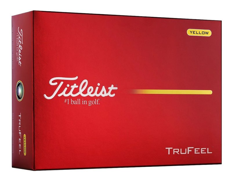 Titleist TruFeel pelotas de golf 2026, amarillas