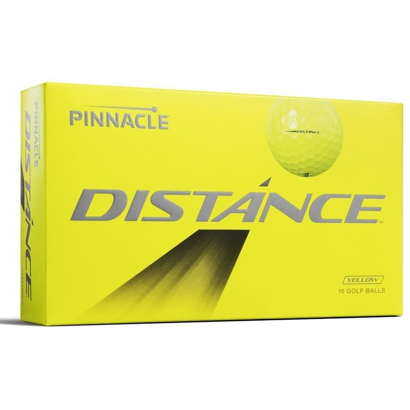 Pinnacle Distance pelotas de golf (15 bolas), amarillas