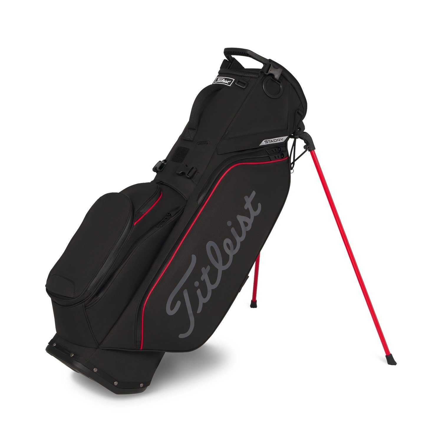 Titleist Players S5 StaDry stand bag, negro/rojo/grafito