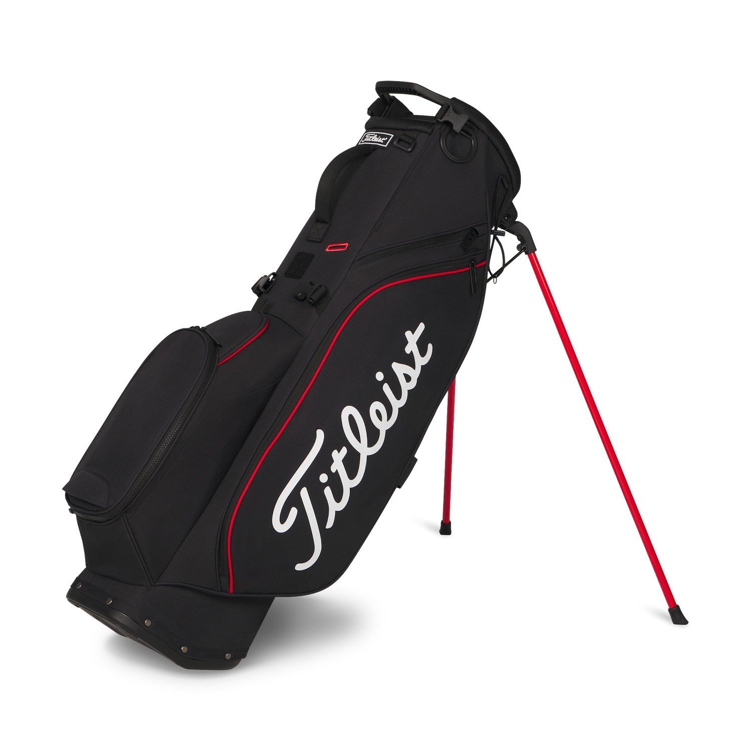 Titleist Players S4 stand bag, negro/rojo/blanco