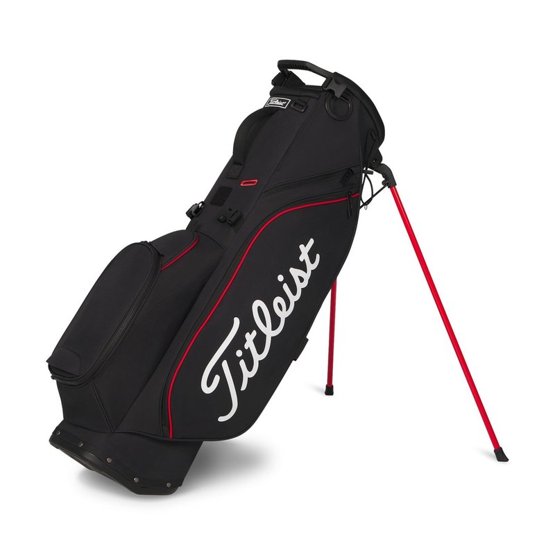 Titleist Players S4 stand bag, negro/rojo/blanco