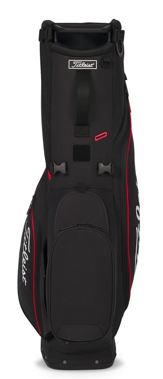 Titleist Players S4 stand bag, negro/rojo/blanco