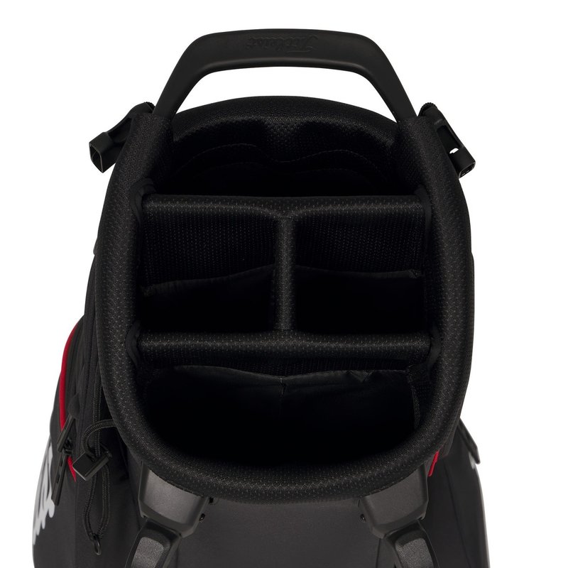 Titleist Players S4 stand bag, negro/rojo/blanco