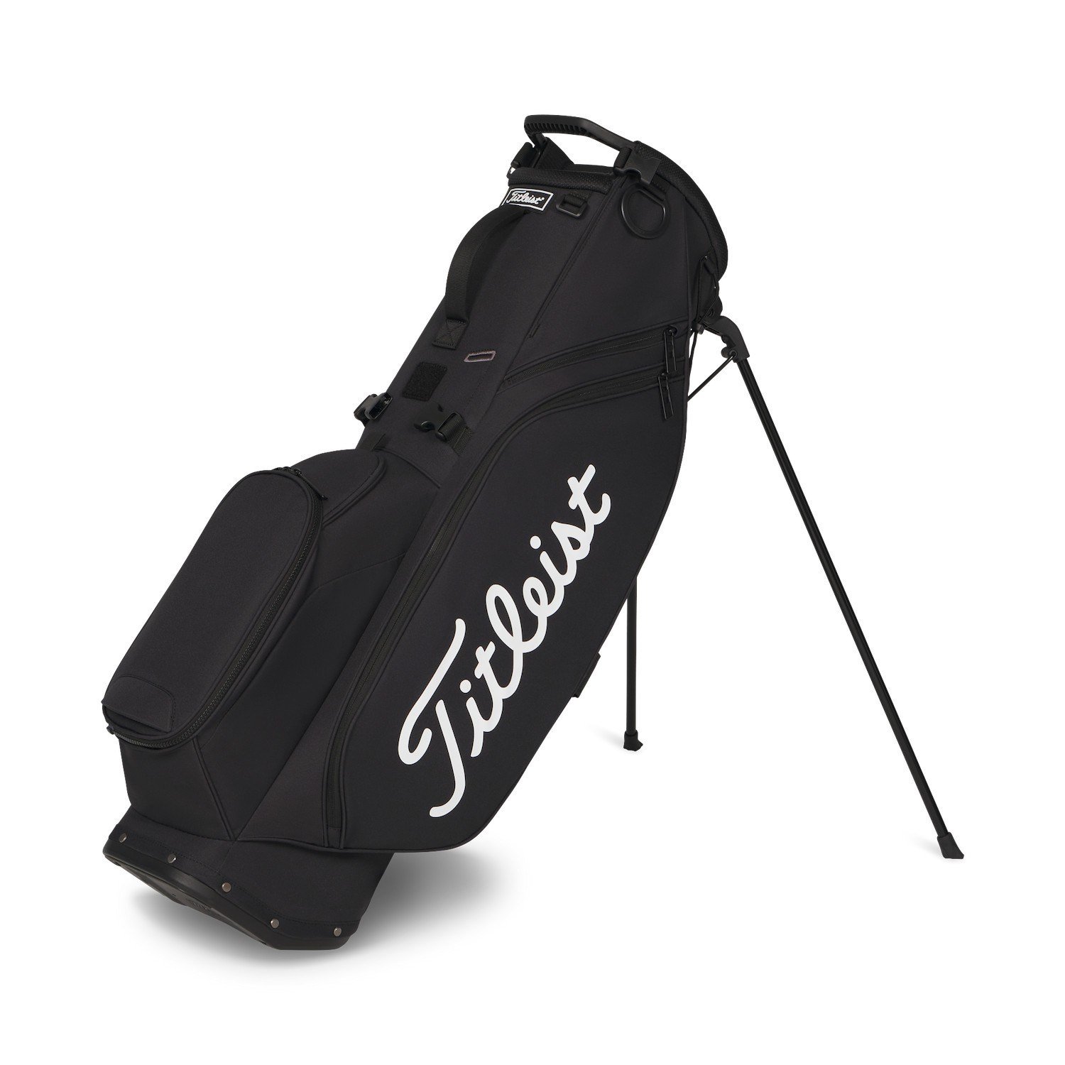 Titleist Players S4 stand bag, negro/negro/blanco