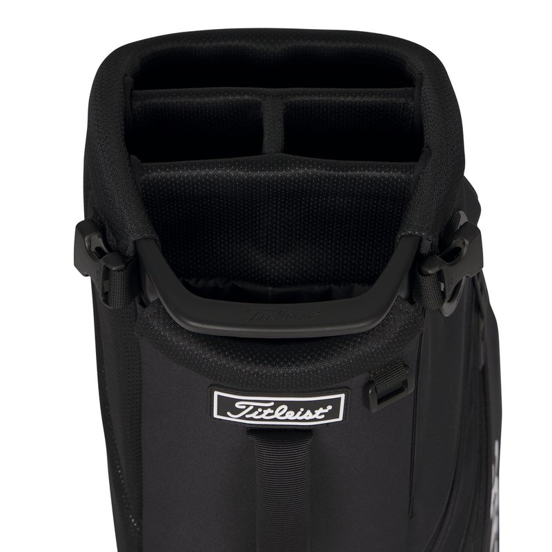 Titleist Players S4 stand bag, negro/negro/blanco