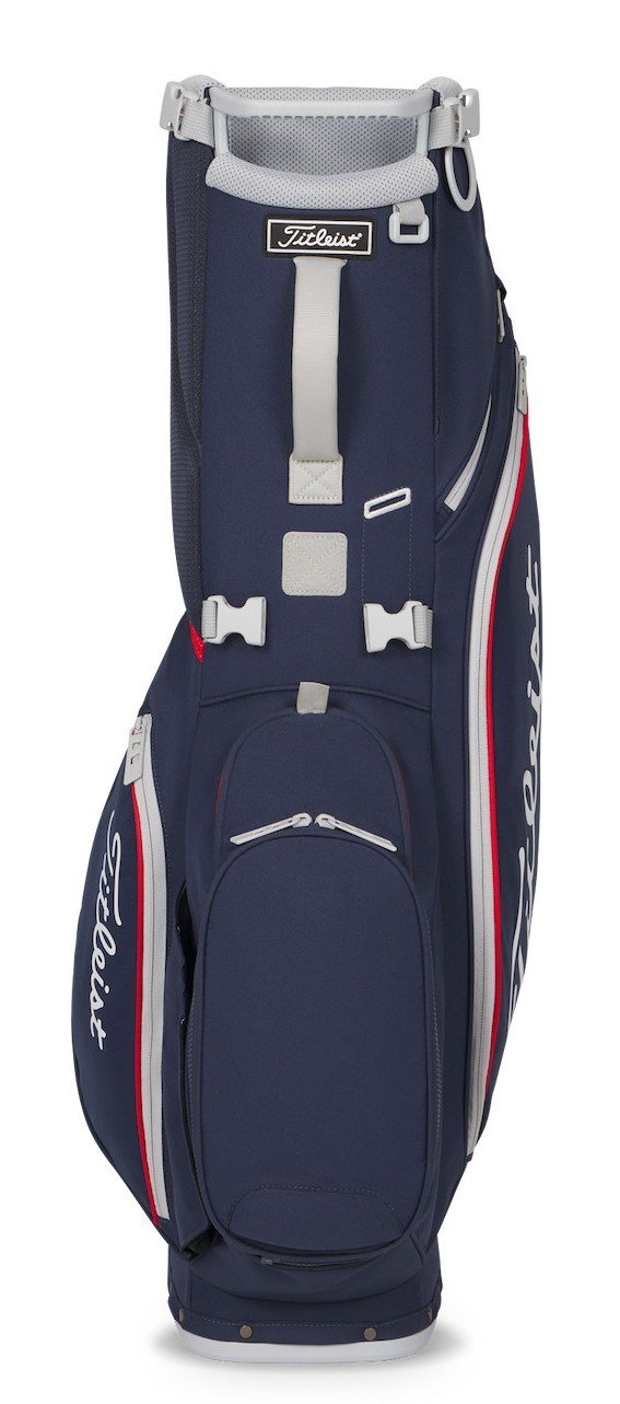 Titleist Players S4 stand bag, navy/rojo/blanco