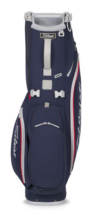 Titleist Players S4 stand bag, navy/rojo/blanco