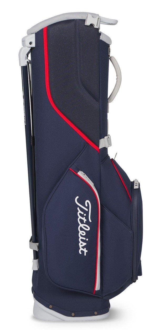 Titleist Players S4 stand bag, navy/rojo/blanco