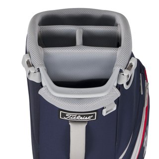 Titleist Players S4 stand bag, navy/rojo/blanco