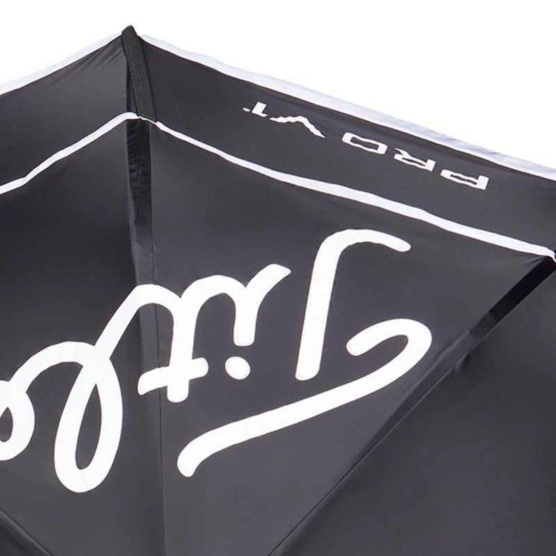 Titleist Tour Double Canopy paraguas, negro/blanco