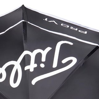 Titleist Tour Double Canopy paraguas, negro/blanco