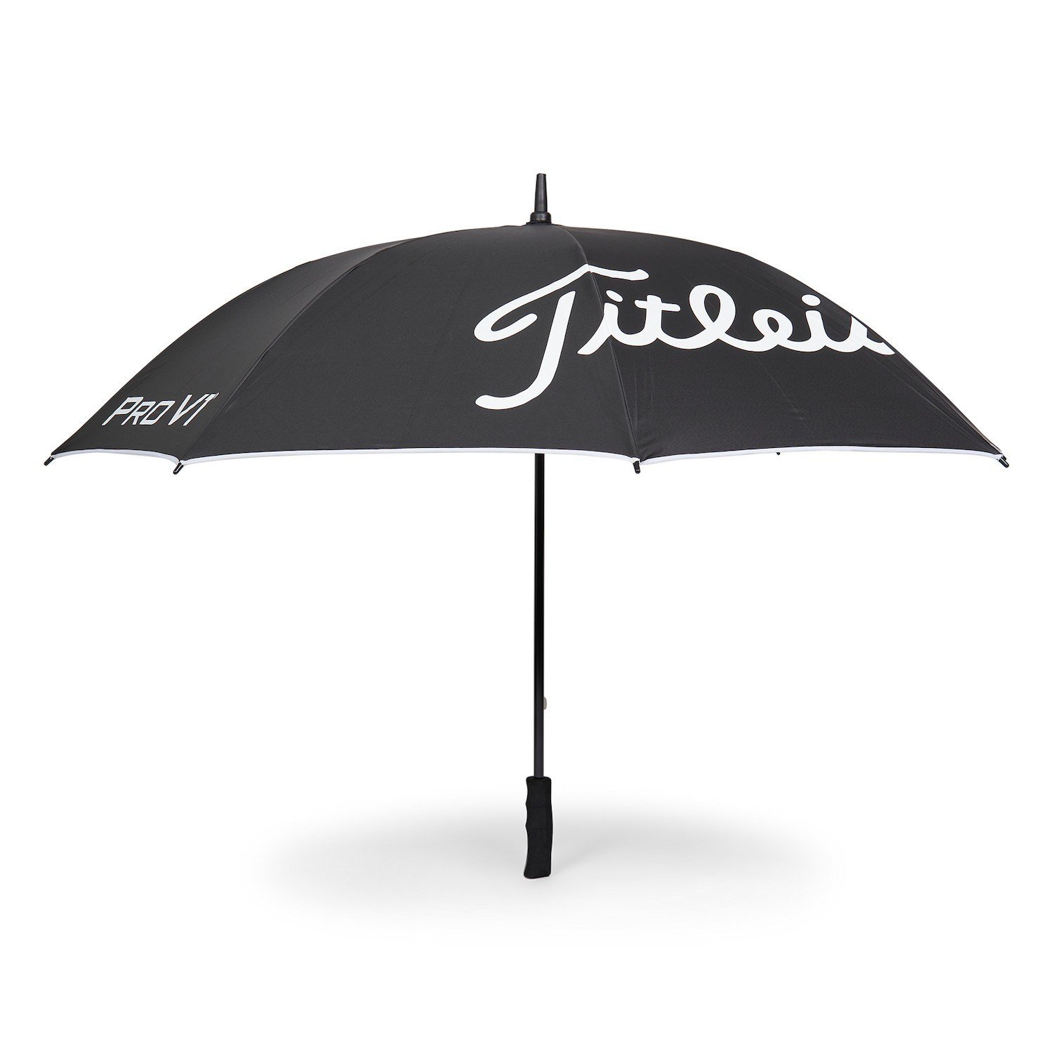 Titleist Tour Lightweight UV paraguas, negro/blanco