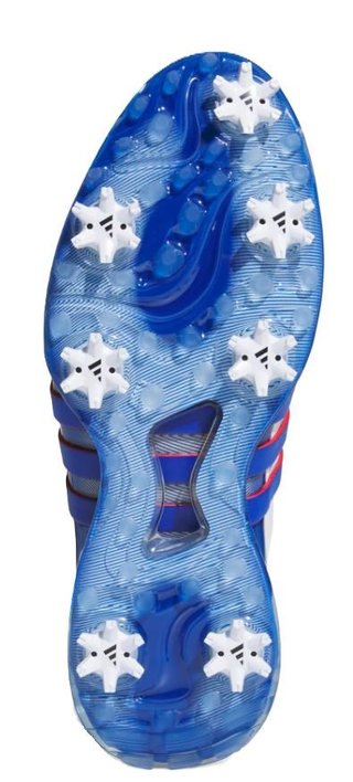Adidas Tour360 24 zapatos de golf para hombre, blanco/azul