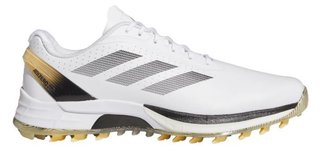 Adidas Adizero ZG Spikeless zapatos de golf para hombre, blanco/gris