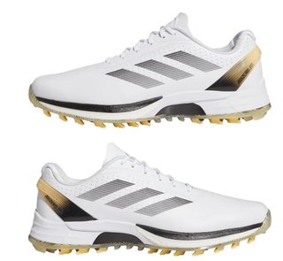 Adidas Adizero ZG Spikeless zapatos de golf para hombre, blanco/gris