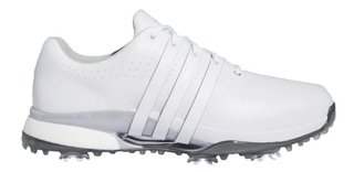 Adidas Tour360 24 Wide zapatos de golf para hombre, blanco/plata