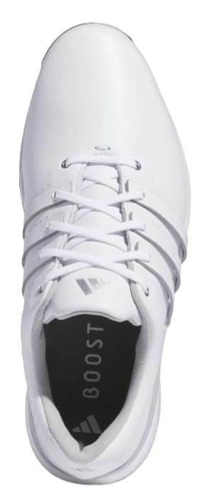 Adidas Tour360 24 Wide zapatos de golf para hombre, blanco/plata