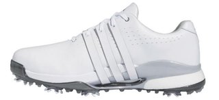 Adidas Tour360 24 Wide zapatos de golf para hombre, blanco/plata