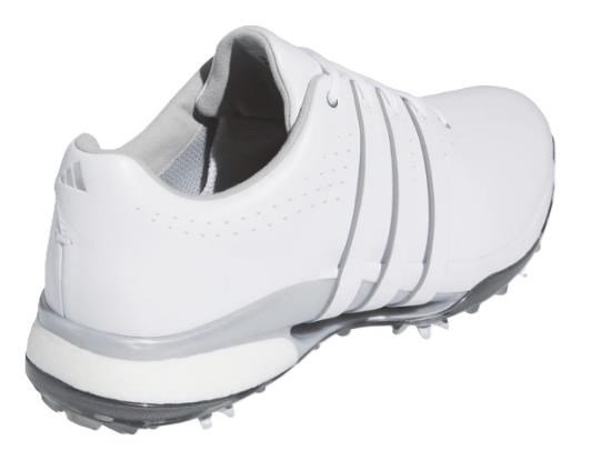Adidas Tour360 24 Wide zapatos de golf para hombre, blanco/plata