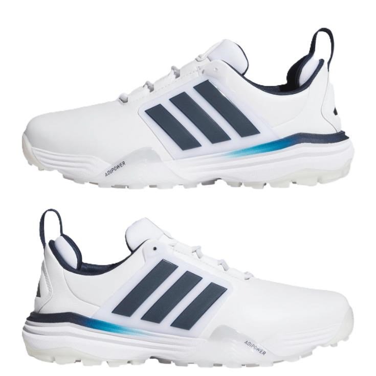 Adidas Adipower 26 Spikeless zapatos de golf para hombre, blanco/azul
